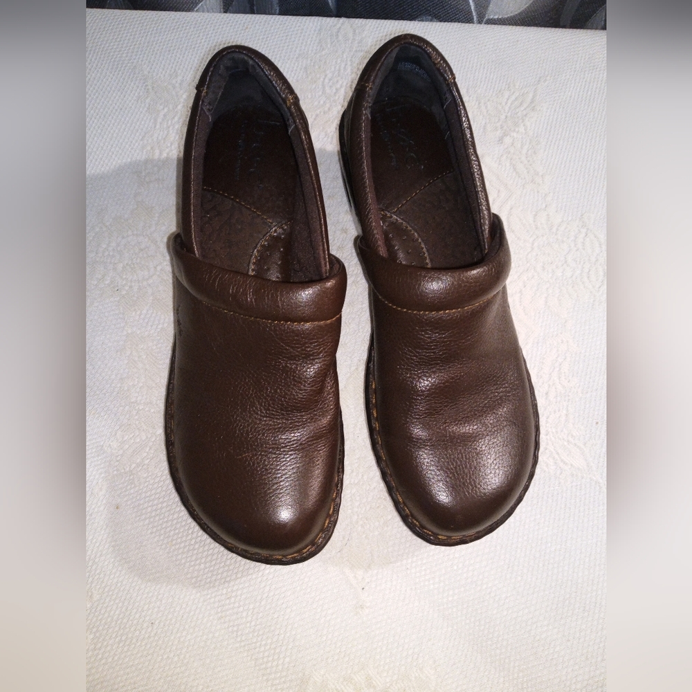 Born Chocolate Brown Clogs